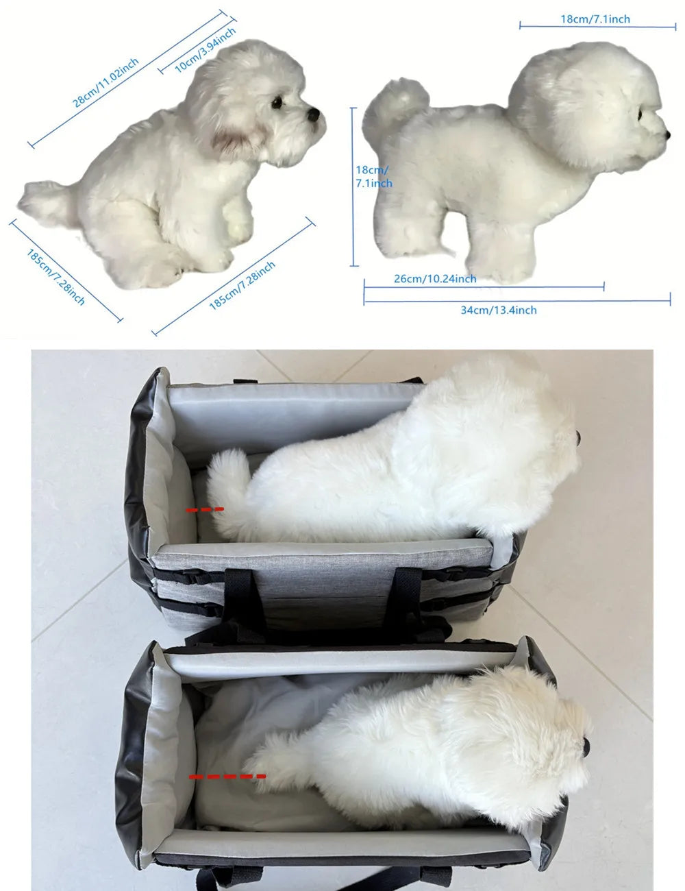 Car Pet Seat Cover For Small Dogs And Cats Polyester