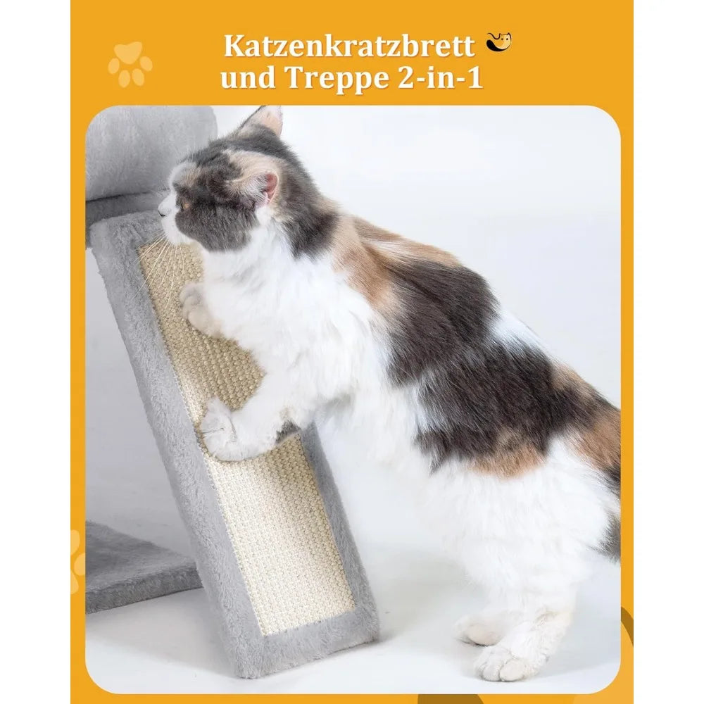 Kiitens Cat Tree Tower With Perch Bed For Large Cats