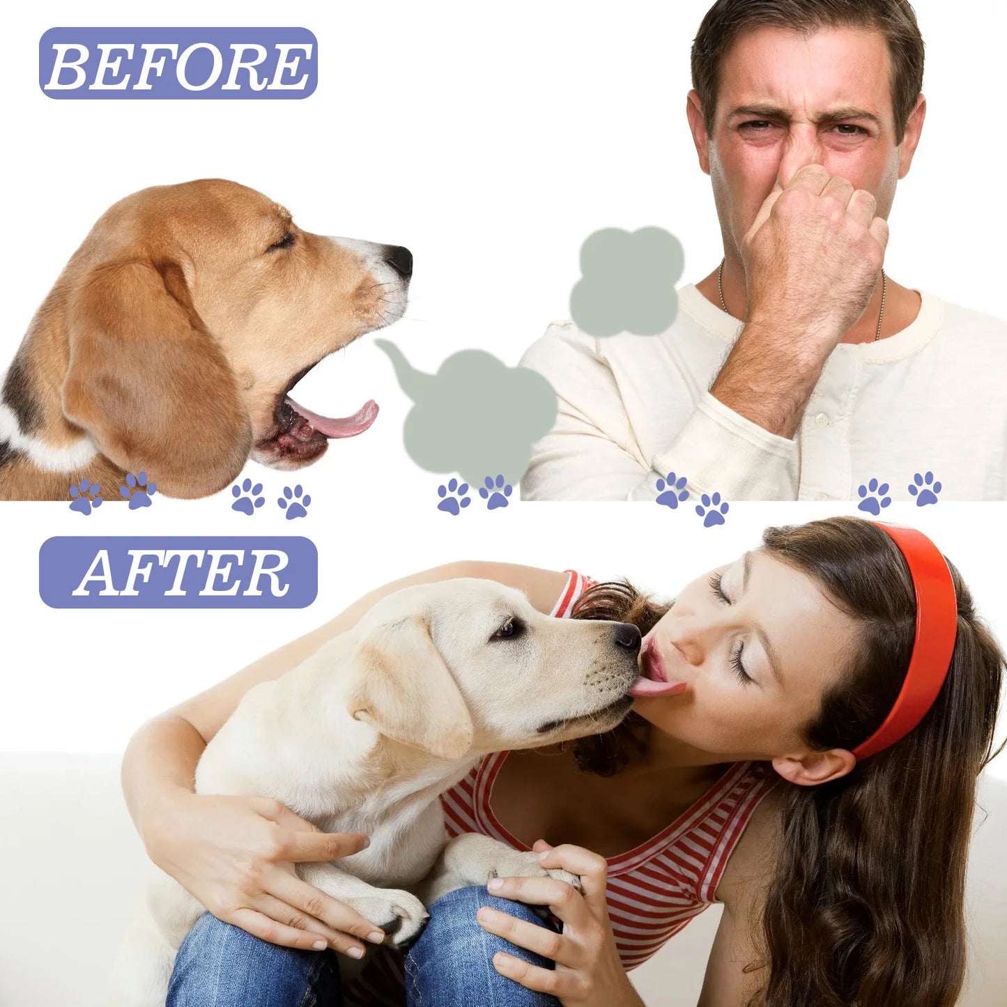 YEGBONG Pet Oral Cleanse Spray for Dogs Teeth Whitening