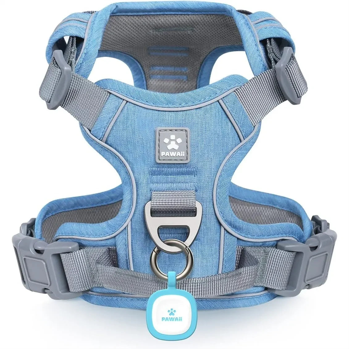 No Pull Dog Harness With ID Tag And Reflective Strips