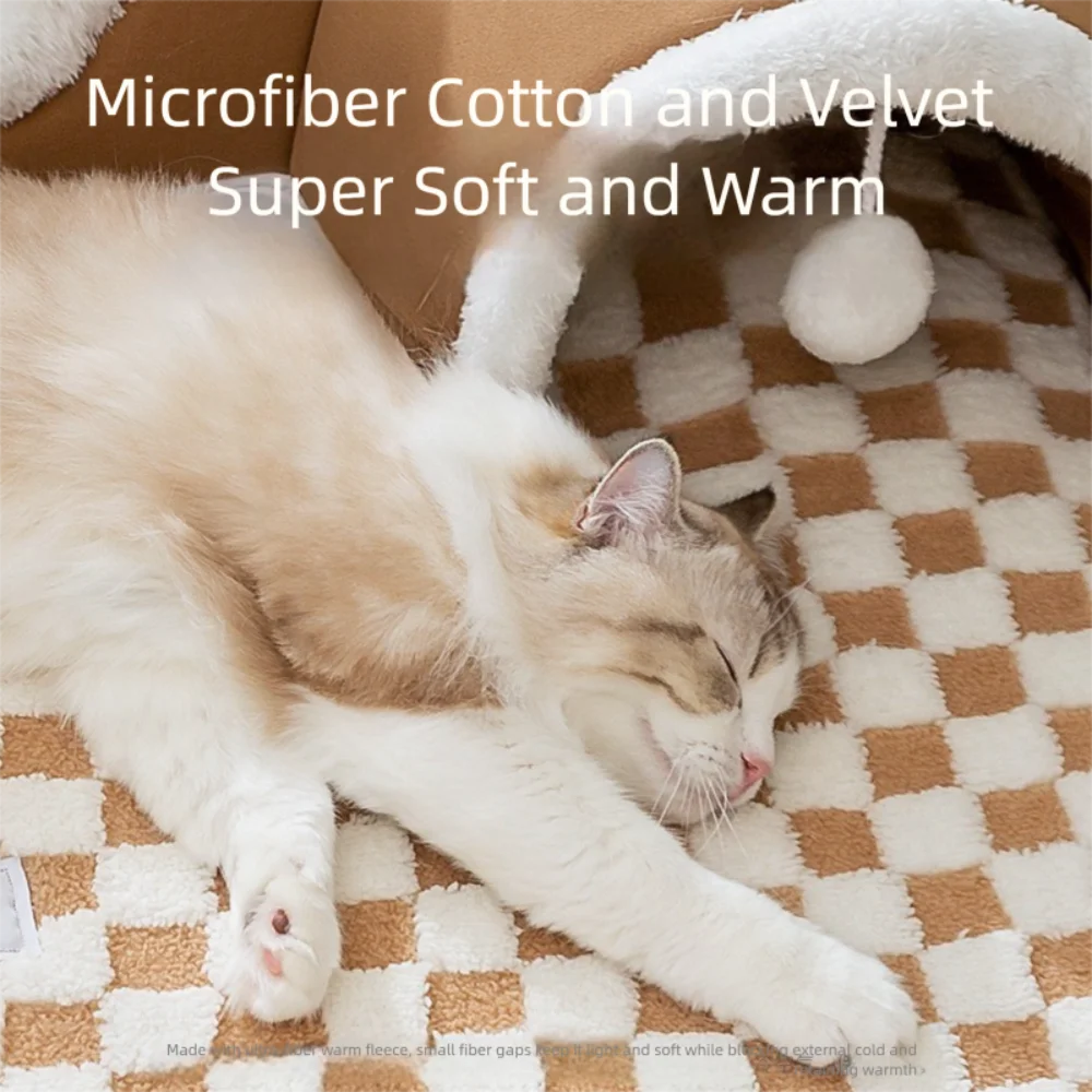 Zhejiang Plush Cat Tunnel Bed Cozy Peekaboo Tube Toy