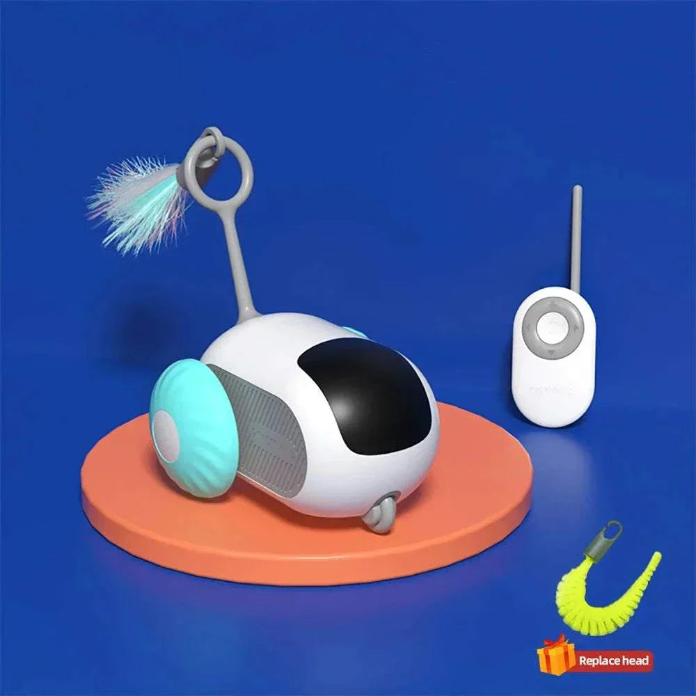 Smart Cat Toy Car Interactive Ball Rolling Remote Control Toy