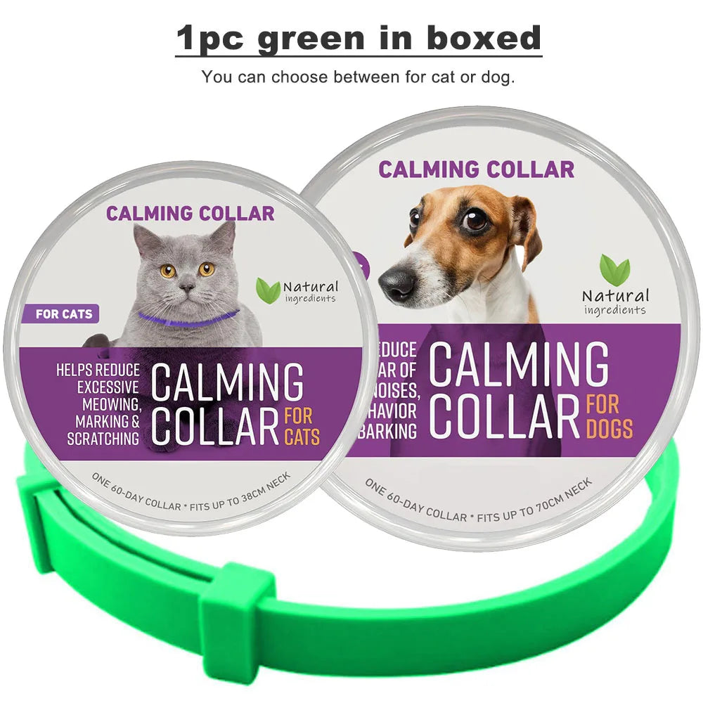 Decoration Pet Calming Collar for Cats and Dogs Breakaway