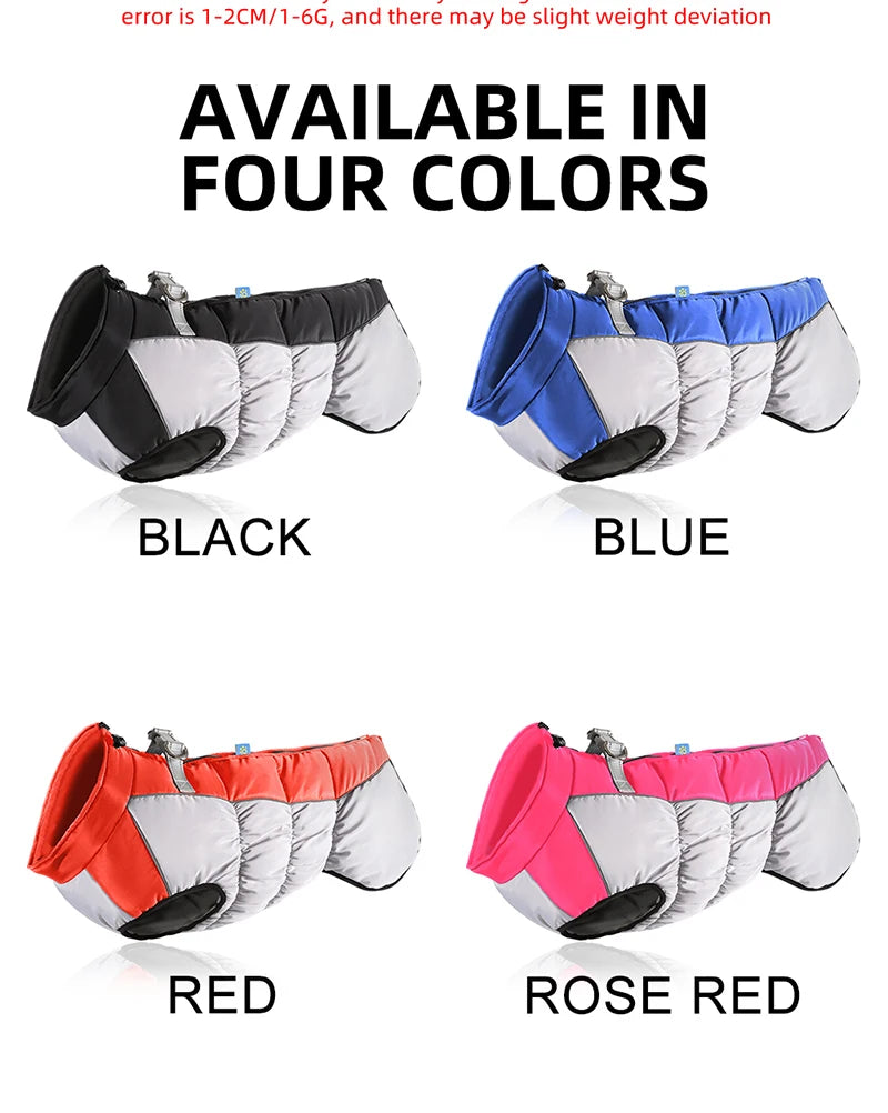 Choice Dog Winter Coat Reflective Fleece Waterproof Padded Jacket