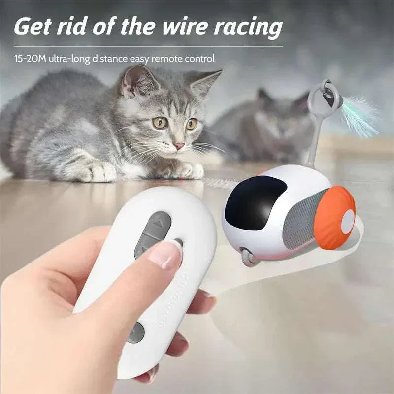 Smart Cat Toy Car Interactive Ball Rolling Remote Control Toy