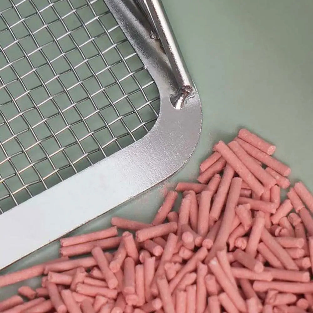 High-Concerned Chemical Stainless Steel Cat Litter Scoop With Wood Handle