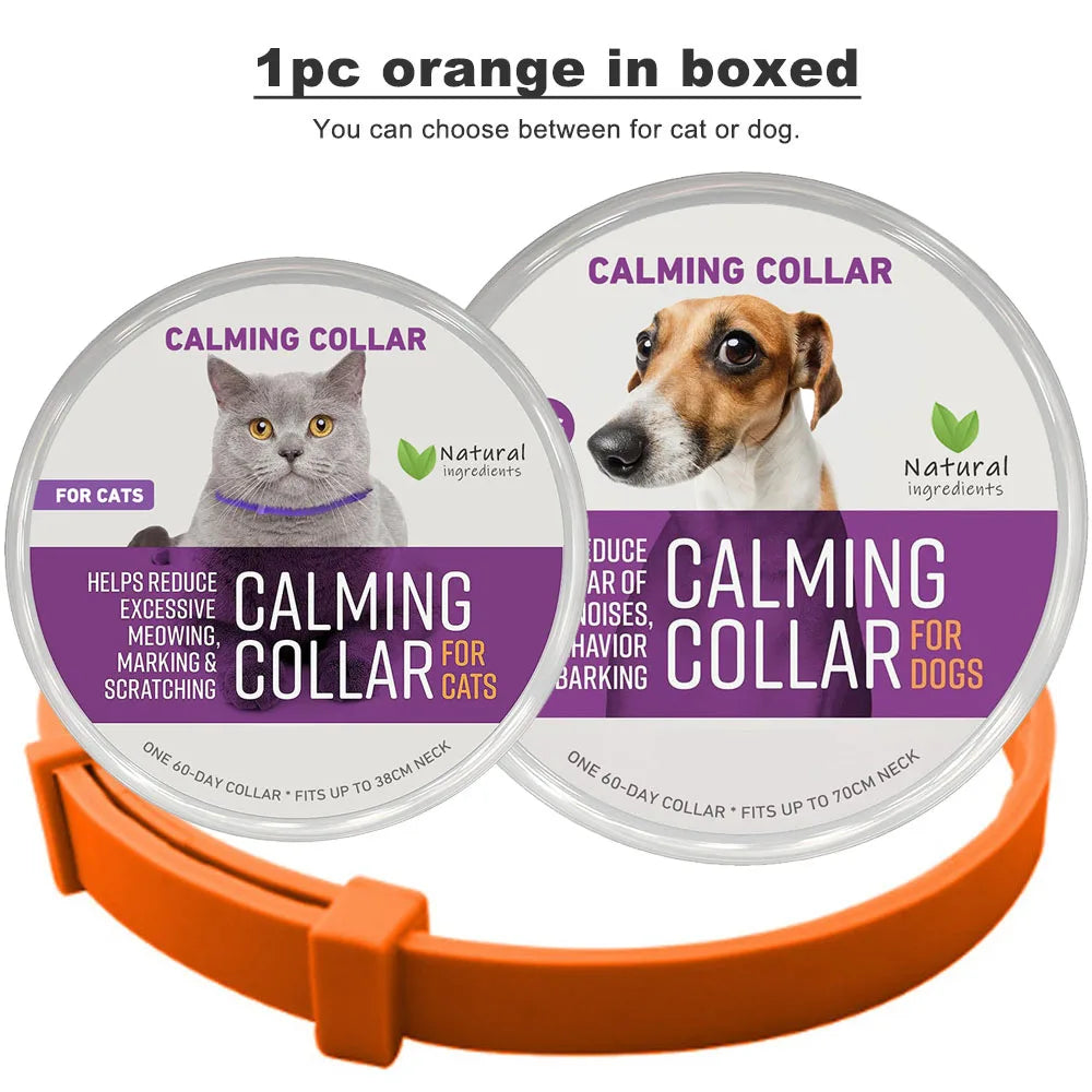 Decoration Pet Calming Collar for Cats and Dogs Breakaway