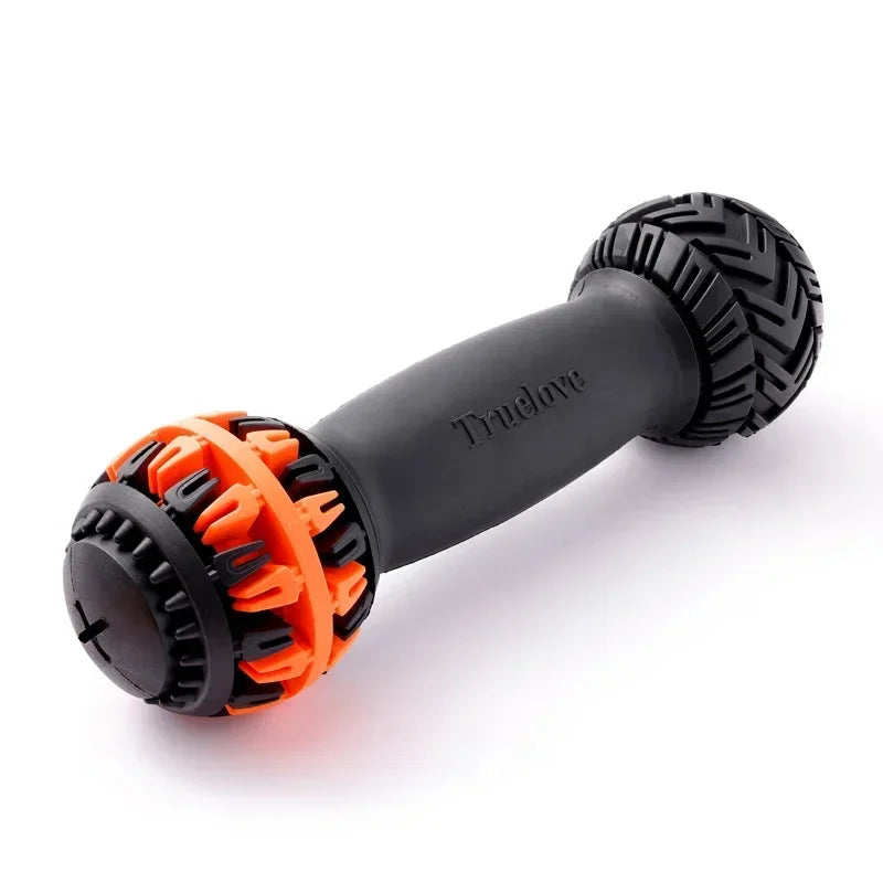 TRUELOVE Super Durable Leakproof Treat Dispenser Dog Toy Dumbbell