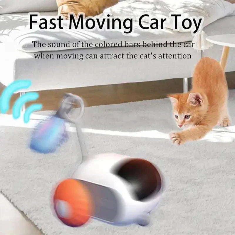 Smart Cat Toy Car Interactive Ball Rolling Remote Control Toy