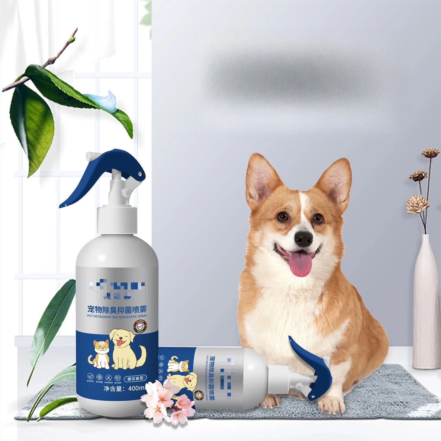 Bioenzyme Pet Odor And Bacteria Inhibiting Spray For Cat Urine