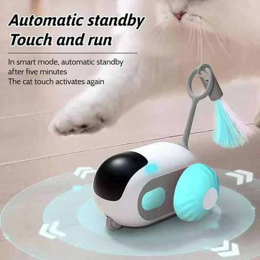 Smart Cat Toy Car Interactive Ball Rolling Remote Control Toy