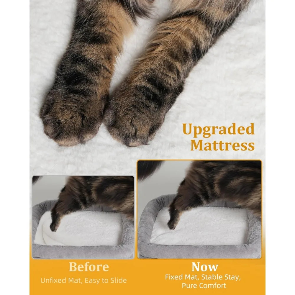 Kiitens Cat Tree Tower With Perch Bed For Large Cats