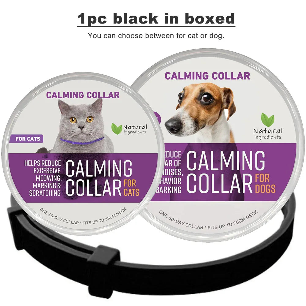 Decoration Pet Calming Collar for Cats and Dogs Breakaway
