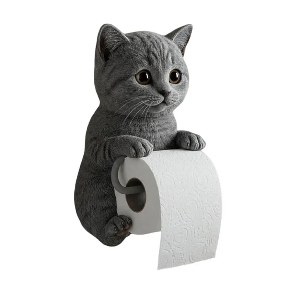 Hign-concerned Dog Wall Mount Toilet Paper Roll Holder