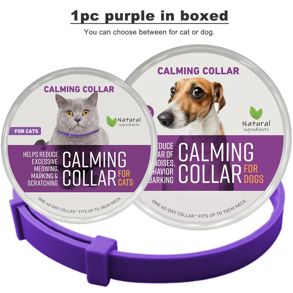 Decoration Pet Calming Collar for Cats and Dogs Breakaway
