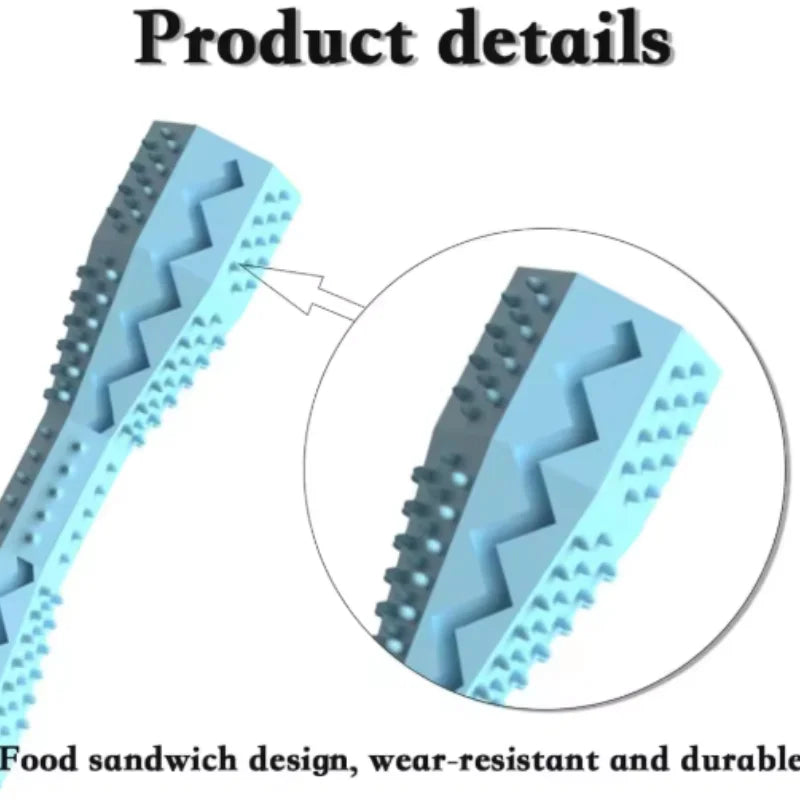 Dog Teething Toy Chew Stick Leak Proof Durable Design