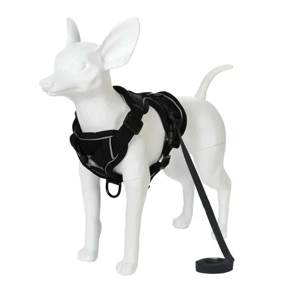 Puppy Harness Leash – Adjustable Reflective Vest for Small Medium Dogs