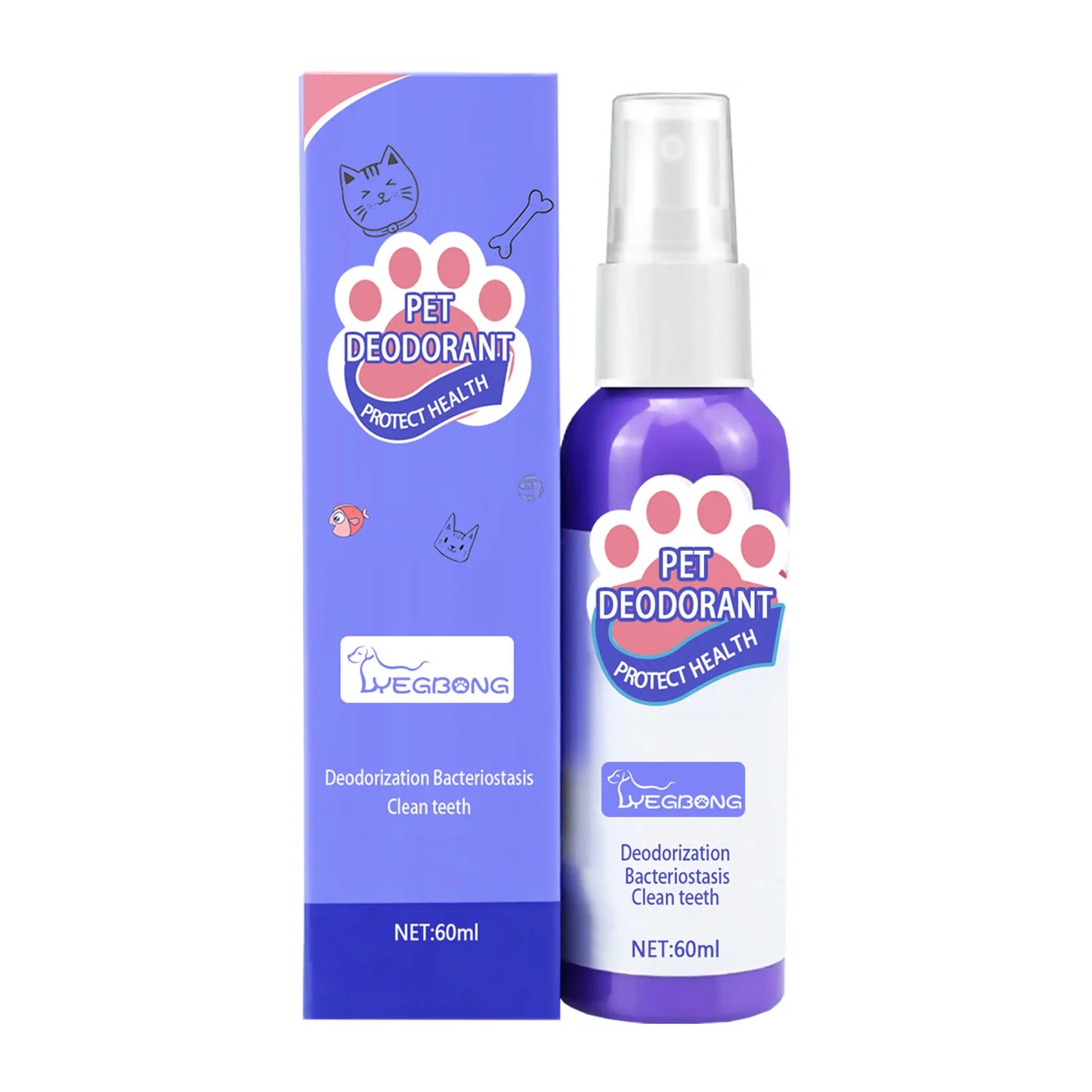 YEGBONG Pet Oral Cleanse Spray for Dogs Teeth Whitening