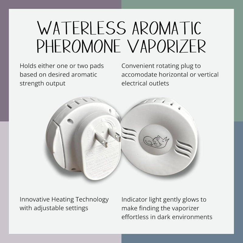 Calming Pheromone Diffuser For Dogs With Adleron Bergamot Scent Pads