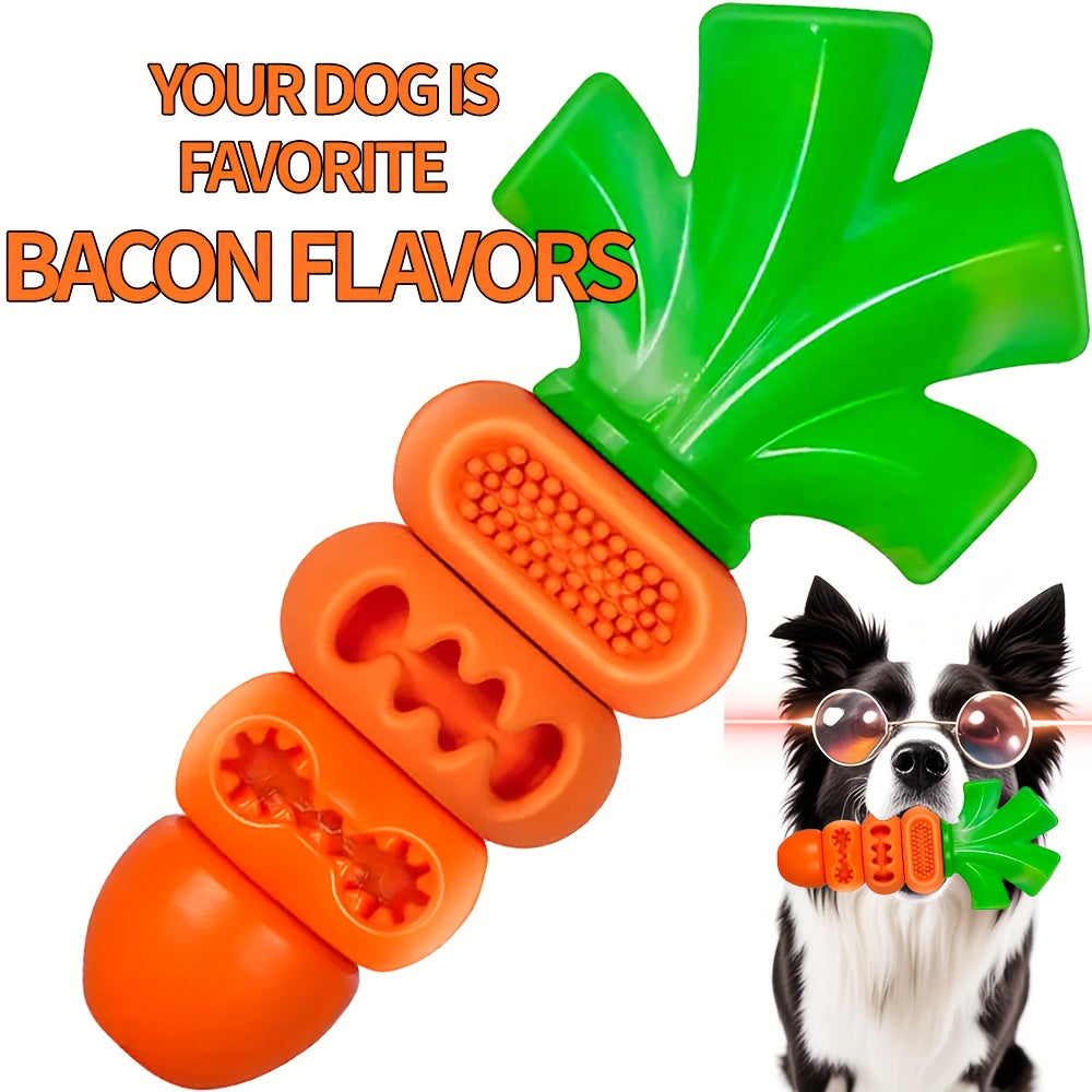APASIRI Beef and Bacon Indestructible Dog Toys for Chewers