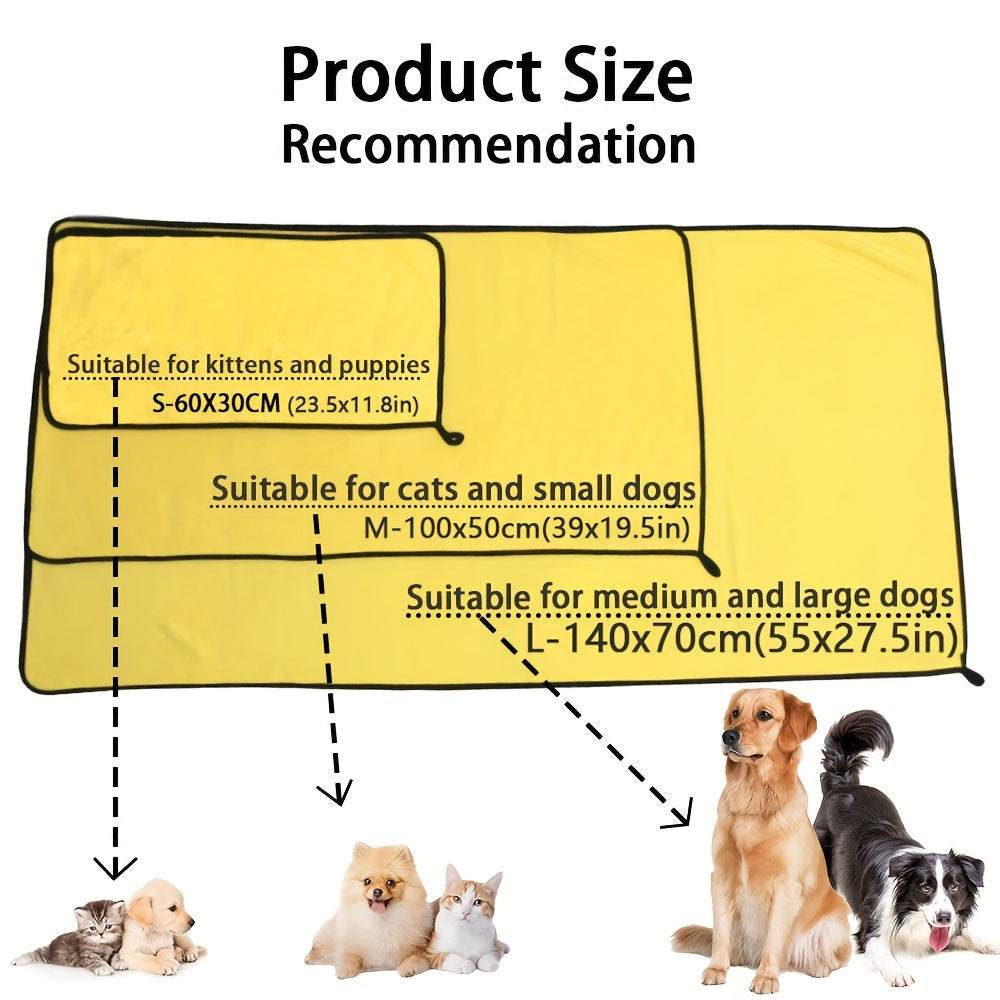 Pet Towels for Dogs & Cats - Super Soft Absorbent Microfiber, Quick-Dry & Lightweight, Gentle on Pet Coat, Machine Washable, Ideal for Bathing, Grooming, Rainy Days - Durable & Soft Towel For Dogs And Cats, Dog Towel, Groomin