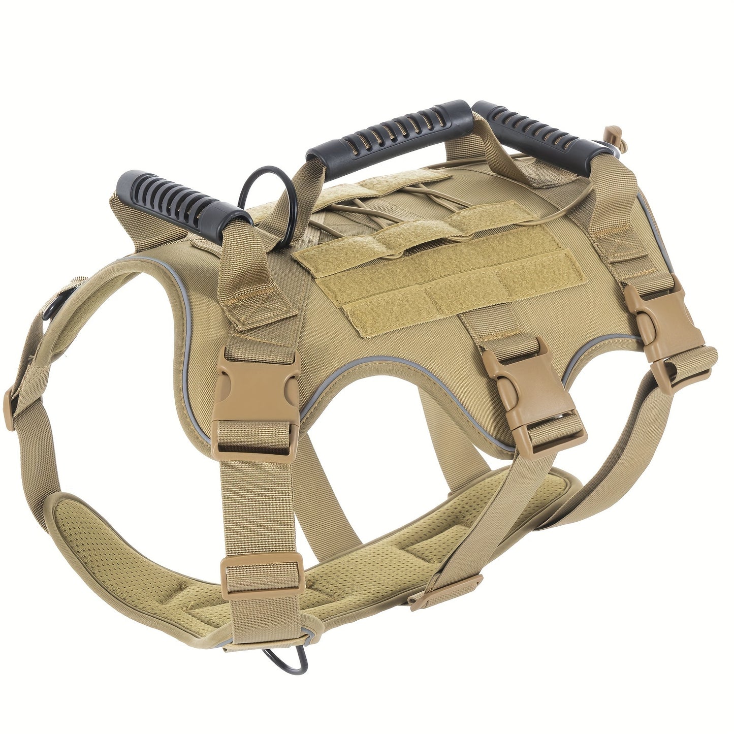 Tactical Dog Harness for Outdoor Training and Night Adventures