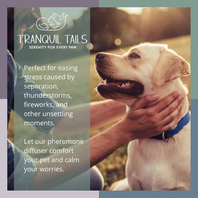 Calming Pheromone Diffuser For Dogs With Adleron Bergamot Scent Pads