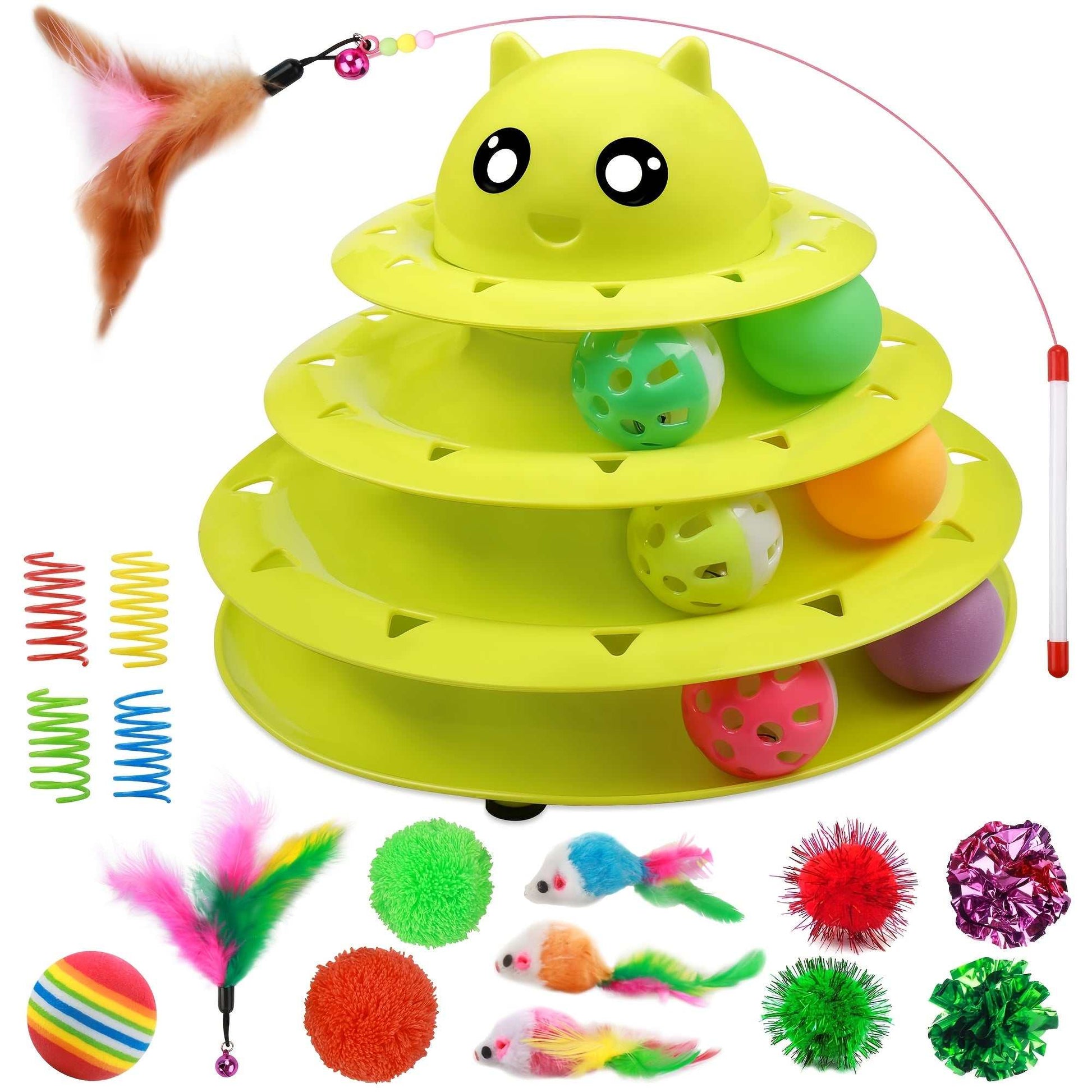 Interactive Cat Toys for Indoor Cats - Fun & Active Play Set for Home!
