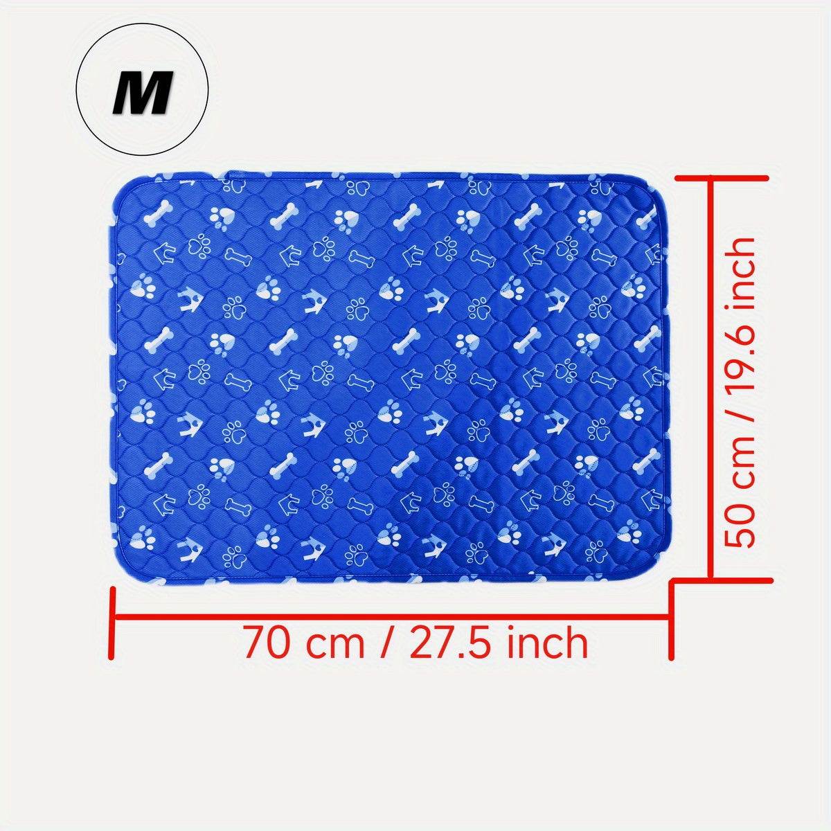 Pet Pee Pads, Washable And Reusable Dog Pee Pads, Absorbent Dog Bed Pad Mat With Non-Slip Bottom, Pet Potty Training Pad For Playpen, Crate And Floor