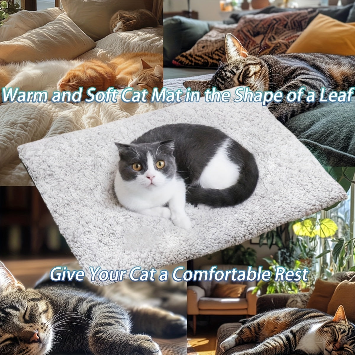 Soft Cat And Dog Mattress Indoor Outdoor Non Slip Pet Mat