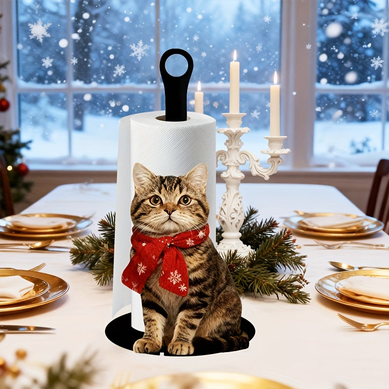 Cast Iron Paper Towel Holder No Installation For Kitchen Countertop