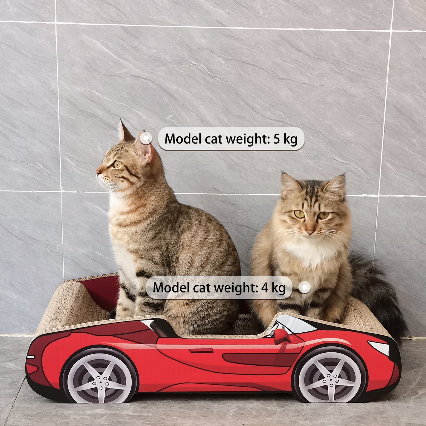Durable Cardboard Sports Car Cat Scratcher Lounge For Homes