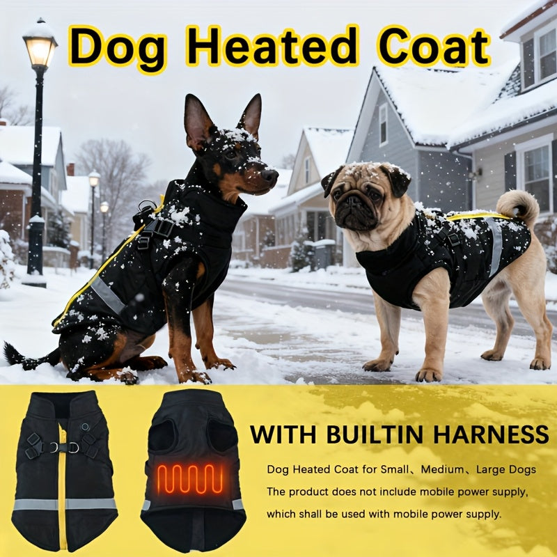 USB Powered Pet Heated Coat With 3 Temperature Settings