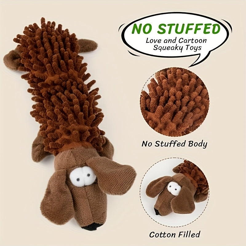 Interactive Plush Squeaky Dog Toys for Fun and Play