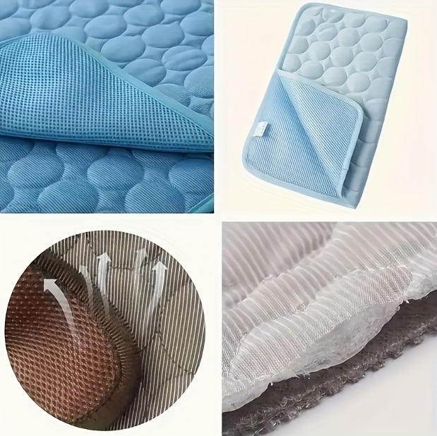 Pets Polyester Cooling Mats 3 Pack Breathable Dog Cat Beds