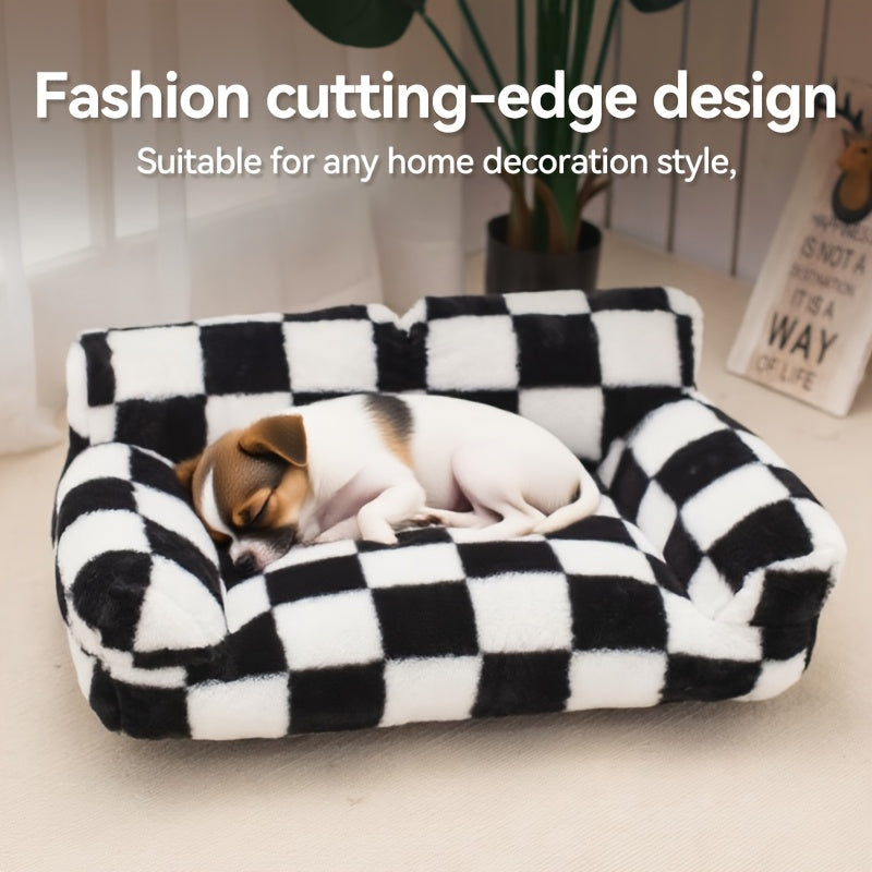 All Season Pet Sofa Bed Plush Cushioning For Cats And Dogs