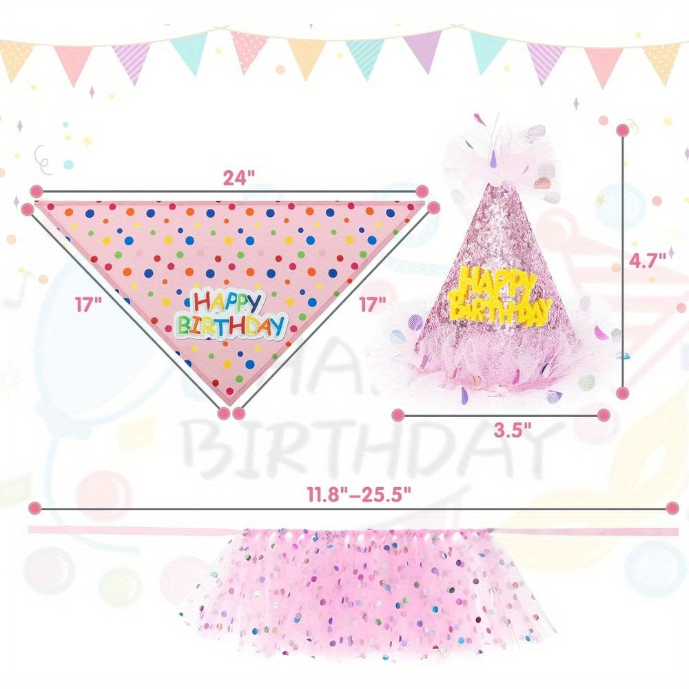 Charming Pink Dog Birthday Party Kit for Celebrating Pets