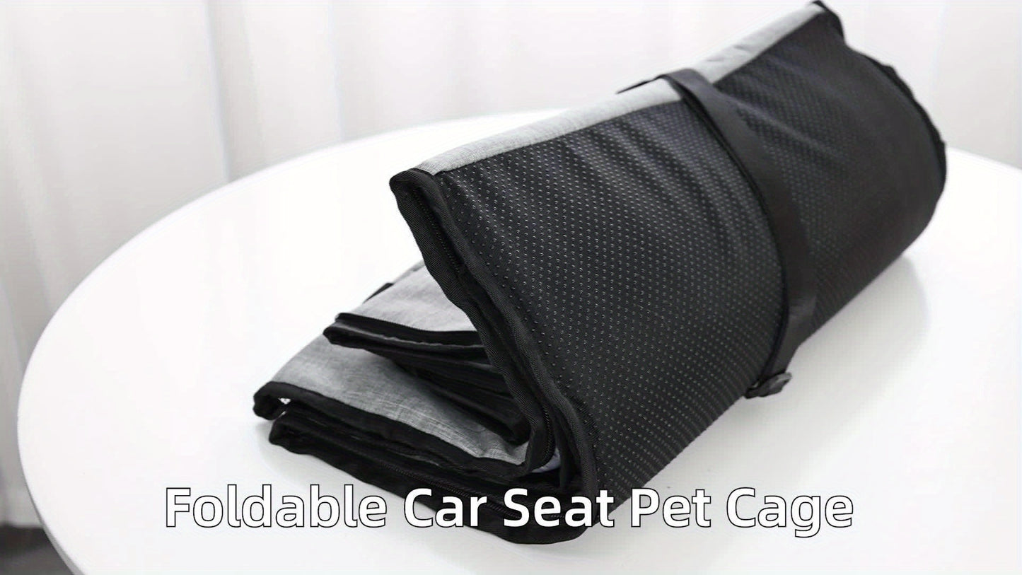 Foldable Dog Travel Cage Car Kennel For Small Medium Dogs