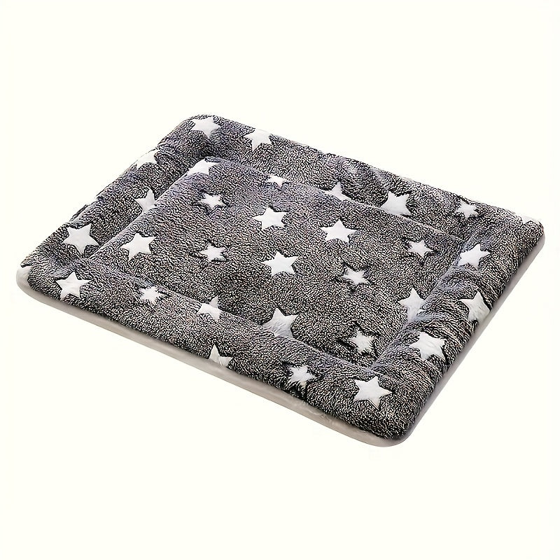 Ultra Soft Polyester Velvet Cartoon Animal Pattern Dog Mat