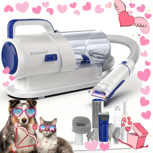 5-in-1 Dog Grooming Vacuum Kit for Easy Pet Care