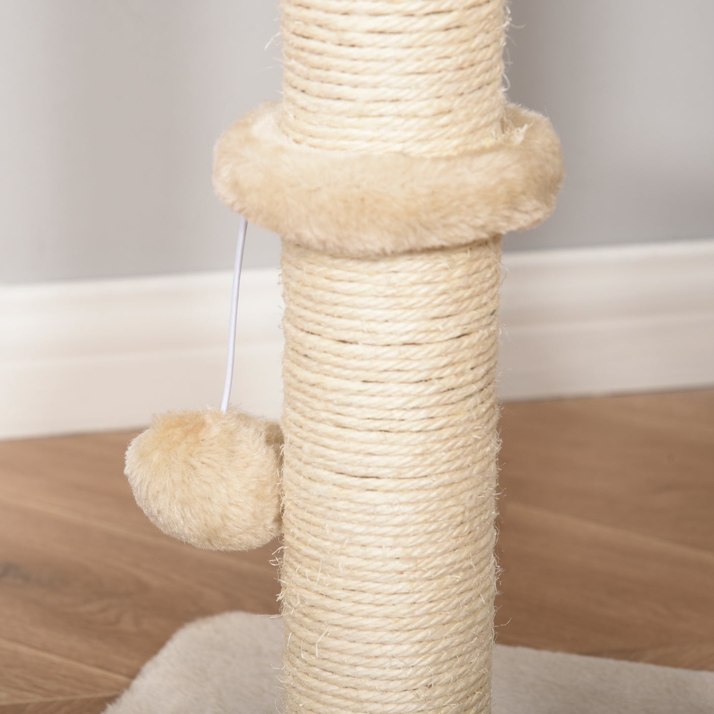 PawHut Cat Tree with Scratching Post and Condo Activity Center