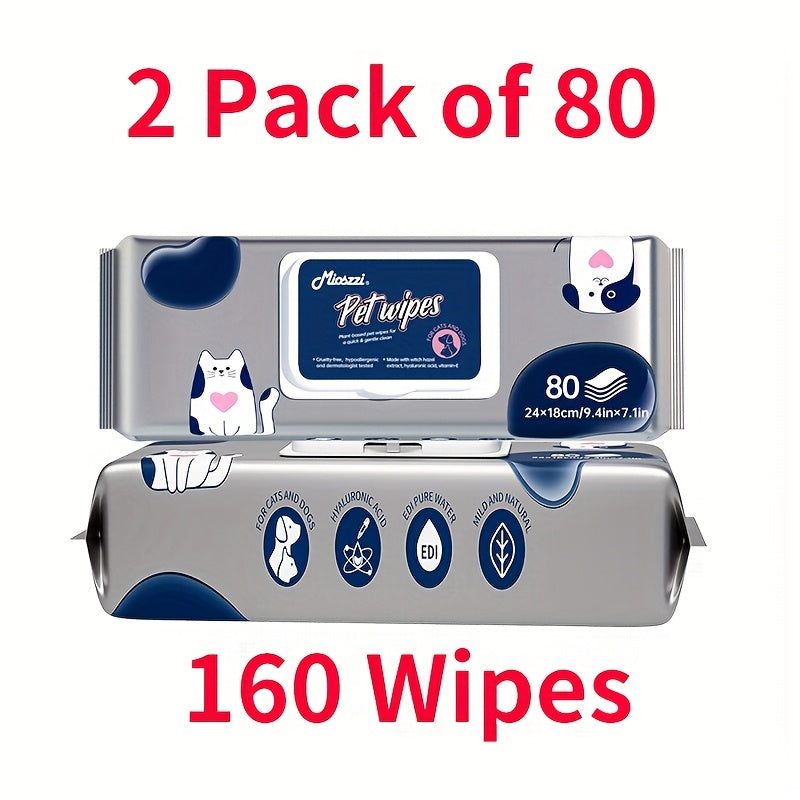 Extra Large Pet Wipes for Dogs and Cats Cleaning Solution