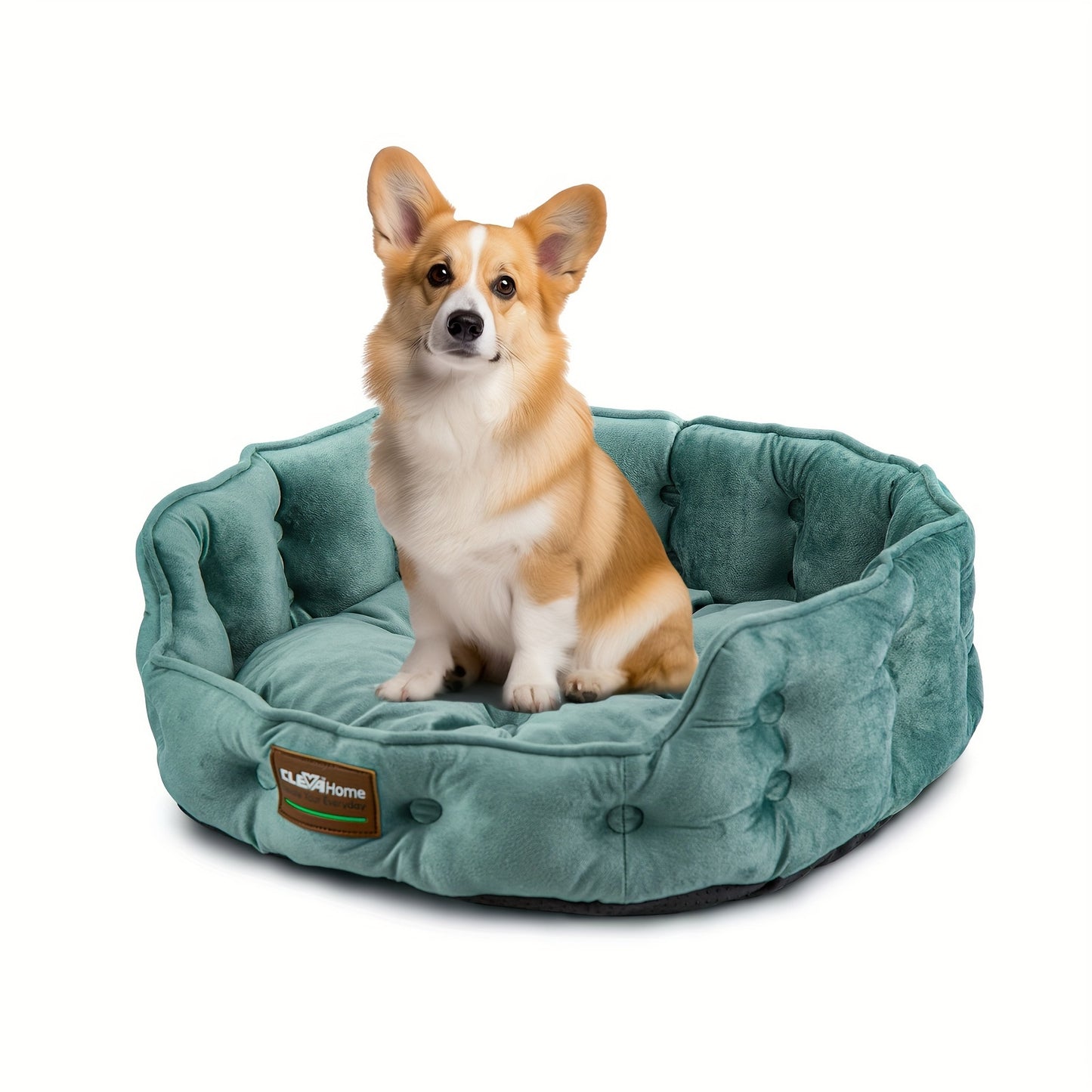 Cozy Round Pet Bed for Cats and Small Dogs