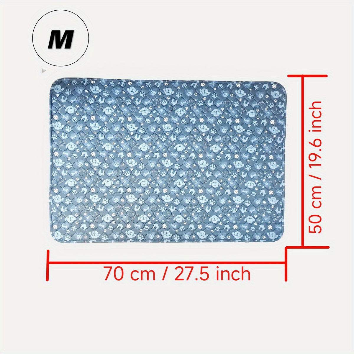 Pet Pee Pads, Washable And Reusable Dog Pee Pads, Absorbent Dog Bed Pad Mat With Non-Slip Bottom, Pet Potty Training Pad For Playpen, Crate And Floor