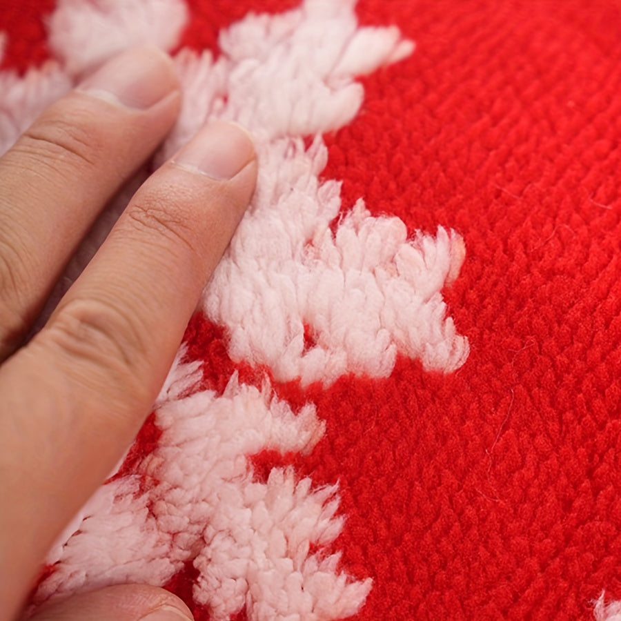 Playfu Christmas Cat Tunnel Bed Plush Donut For Cats