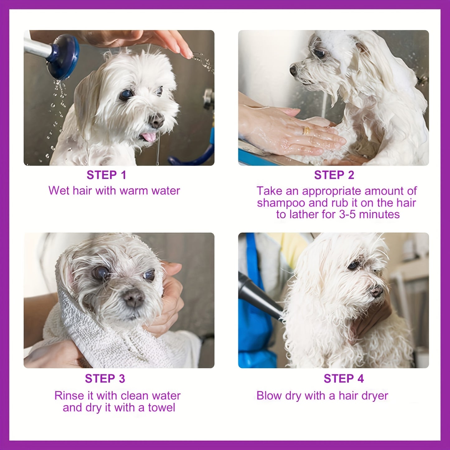 Non-Knotting Pet Shampoo for Smooth Hair and Itchy Skin