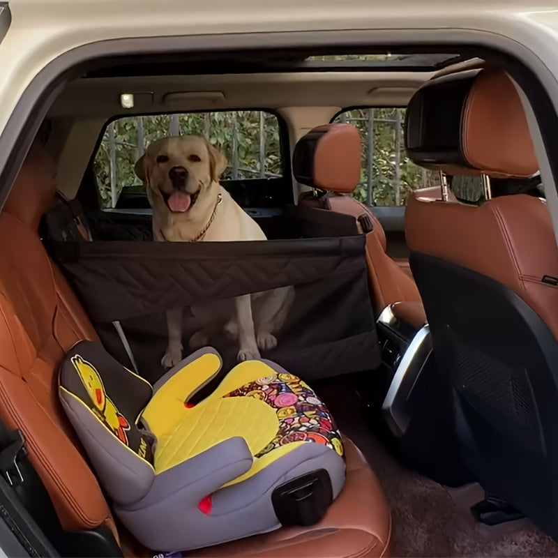 Waterproof Pet Car Seat Hammock with Storage Pocket for Dogs