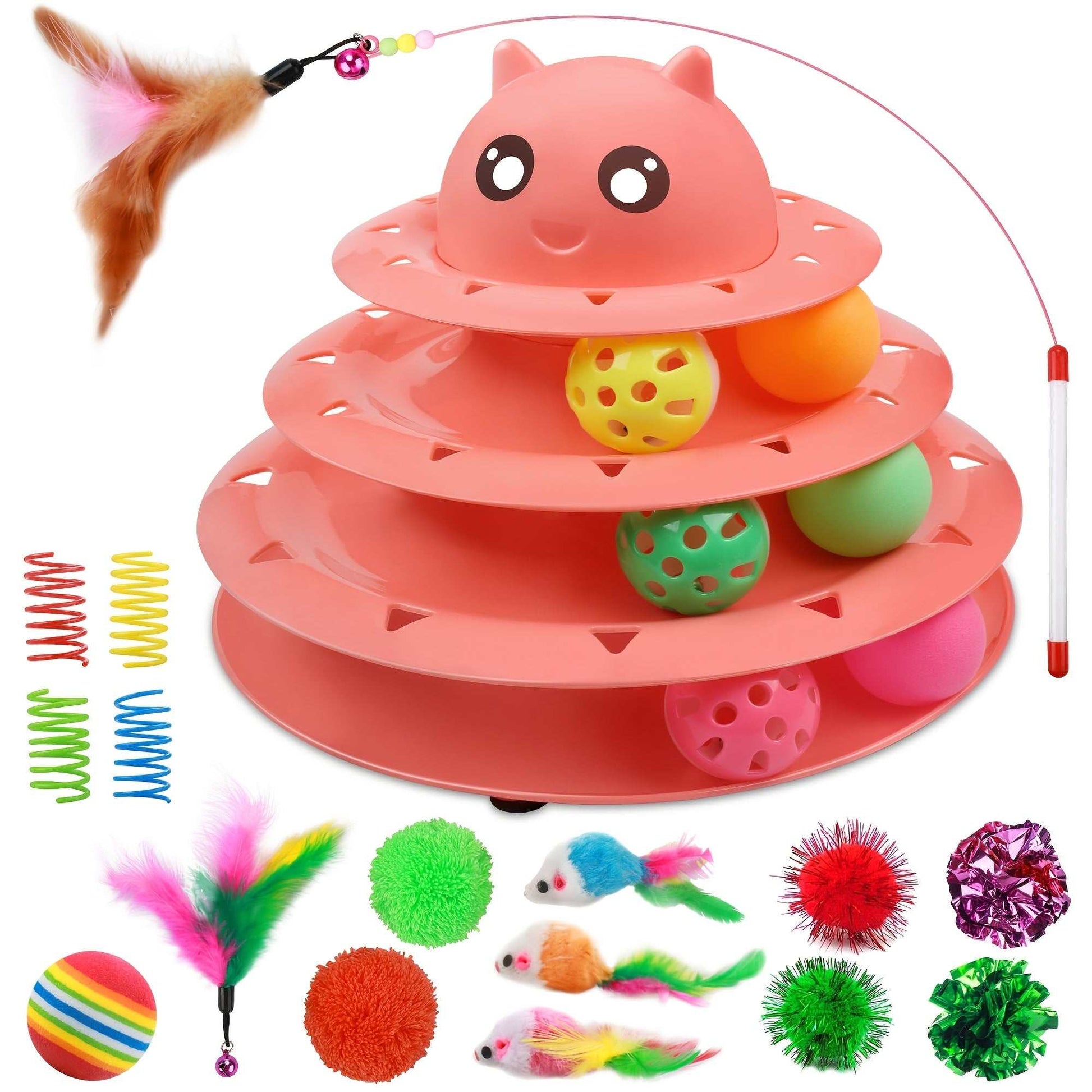 Interactive Cat Toys for Indoor Cats - Fun & Active Play Set for Home!