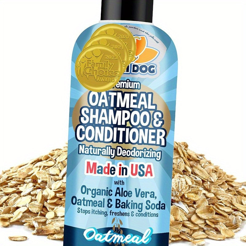 Oatmeal Shampoo and Conditioner for Dogs and Cats