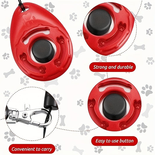 18 Pack Dog Training Clickers with Wrist Strap for Pets